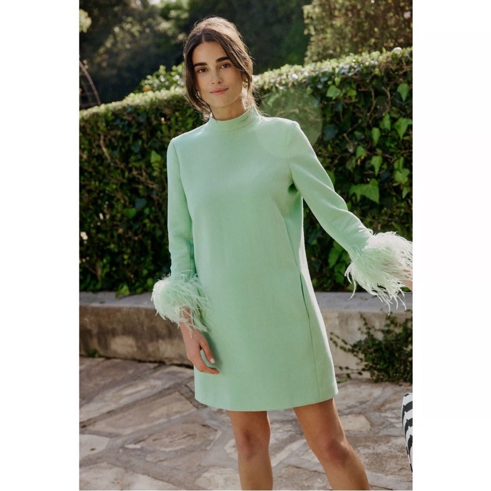 Tuckernuck Mint Feather Mod Ellie dress NEVER WORN Excellent M NWOT